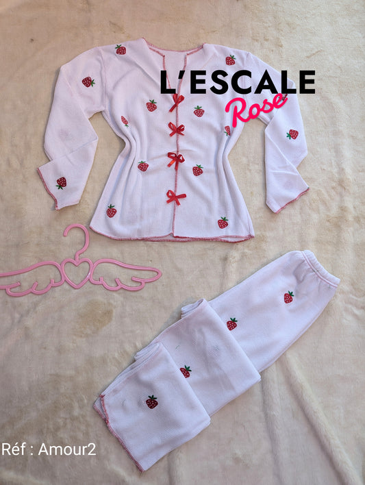 Pyjama d'hiver Amour2