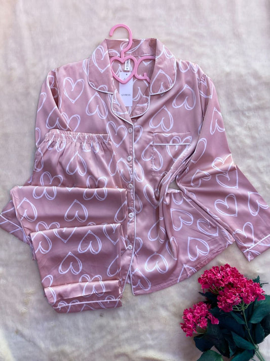 Pyjamas en satin CH038