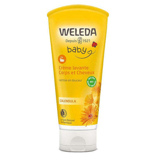 Weleda Bébé Calendula Crème Lavante Cheveux et Corps 200ml