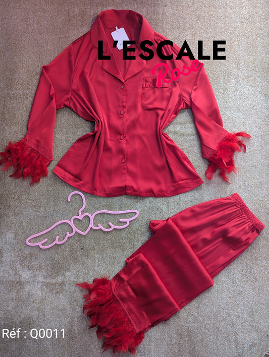 Pyjamas en satin Q0011