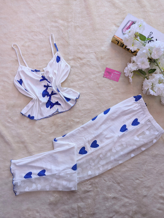 Pyjama d'été coeur