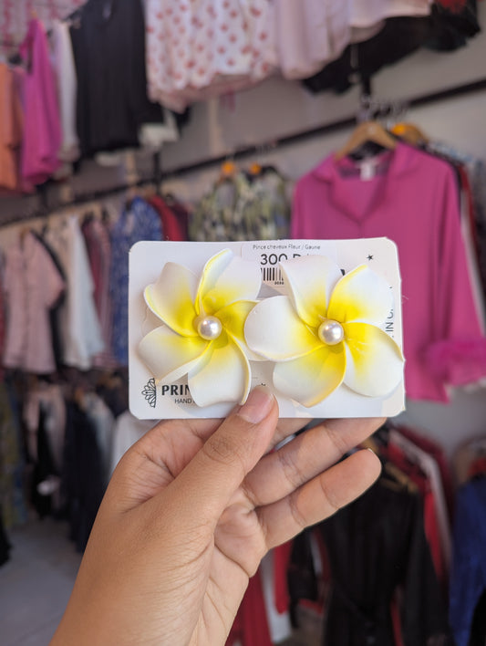 Pince cheveux Fleur ( set 2 pièces )
