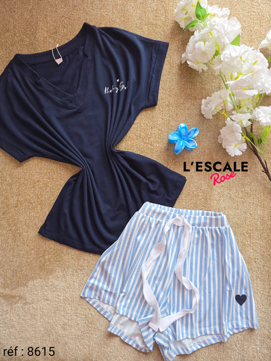 Pyjama Short d'été 8615