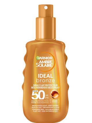 GARNIER ambre solaire ideal bronze spray-lait solaire SPF 50