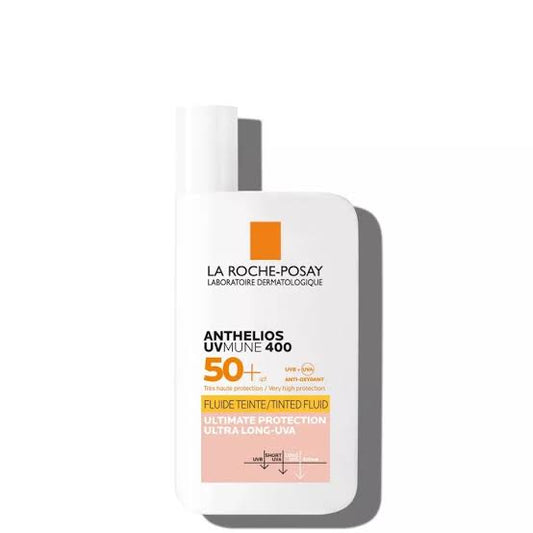 La Roche-Posay Anthelios UVmune 400 crème solaire fluide invisible teintée spf50+ 50ML