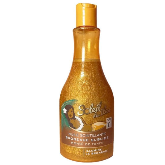Soleil des îles - Huile scintillante Bronzage sublime - SPF0 - 15 0ml