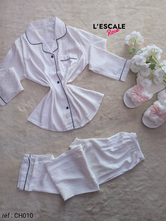Pyjamas en satin CH010