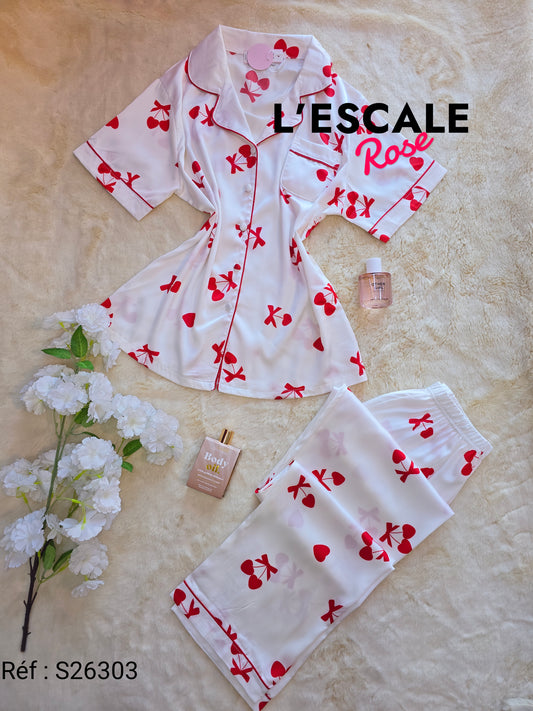 Pyjamas en satin S26303