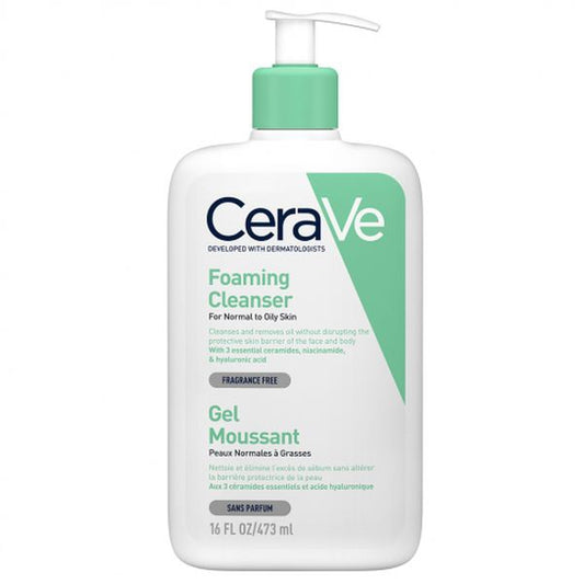 CeraVe Gel Moussant pour peaux normales à grasses
