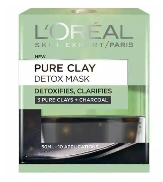 L'Oreal Paris-Masque pour le visage en argile pure + charbon