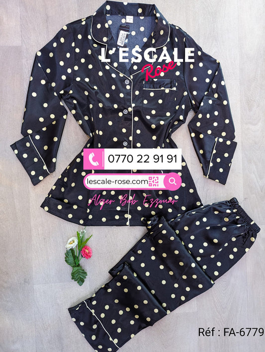 Pyjamas en satin FA-6779