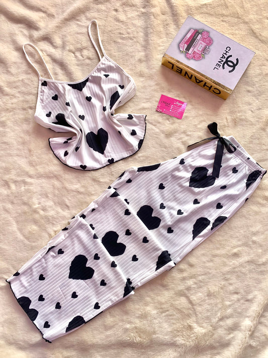 Pyjama d'été Coeur 02