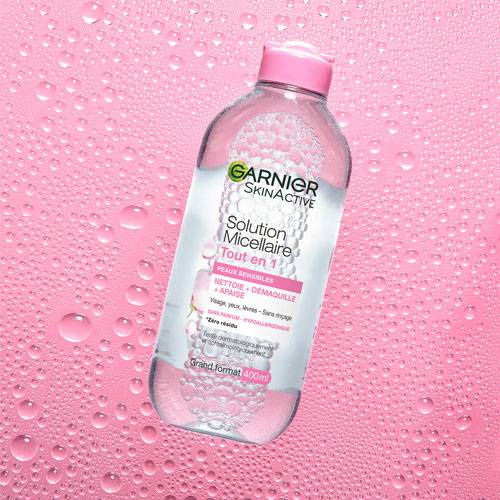 GARNIER SkinActive Solution Micellaire Tout En 1 Peaux Sensibles 400ml