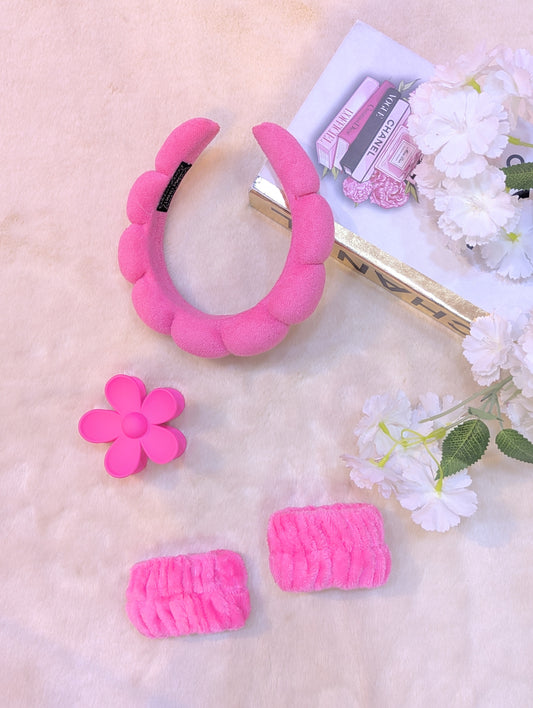 Set bondeau de lavage de visage ( 3 pieces )