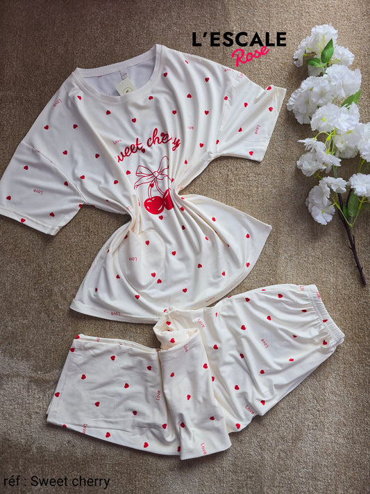 Pyjama d'été Sweet cherry