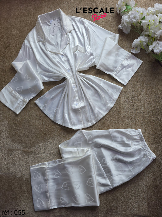 Pyjamas en satin 055
