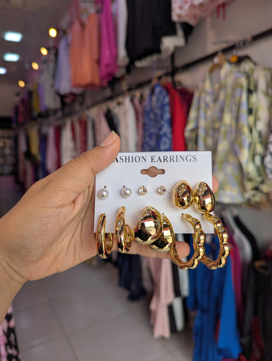 Set Boucles d'oreiller ( 6 pieces )