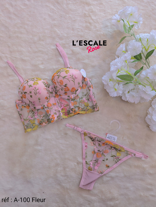 Ensemble 2 Ps A-100 Fleur