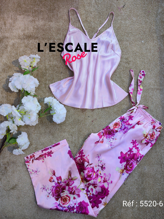 Pyjamas en satin 5520-6