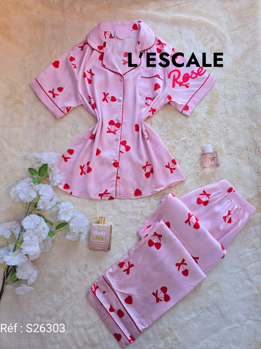 Pyjamas en satin S26303