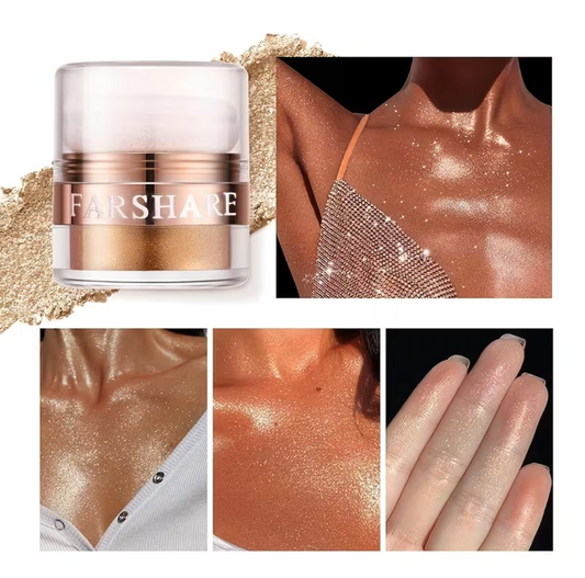 Poudre Snow Glitter  pour le corps et le visage