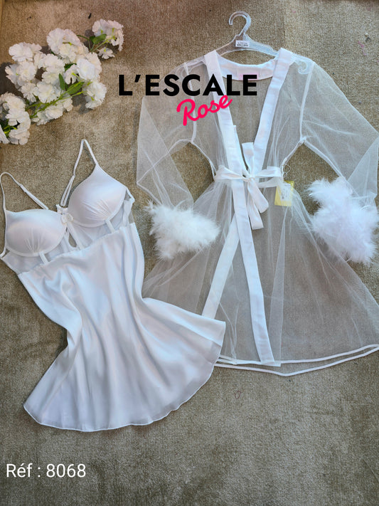 Déshabillé En Satin 8068