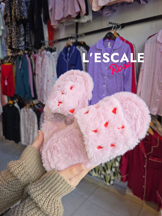 Pantoufle coeur
