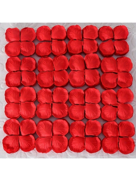 1000 pièces Pétales de rose en tissu non tissé romantique shein