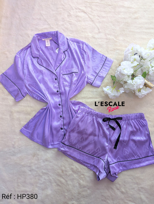 Pyjamas en satin HP380