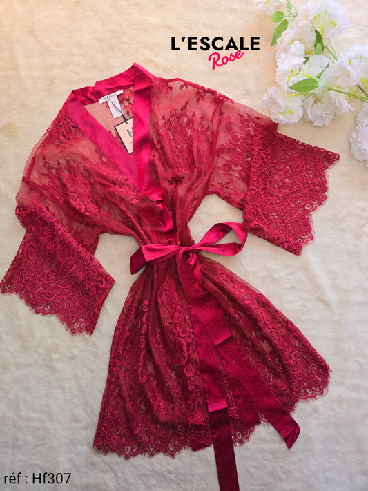 Kimono dentelle Hf307