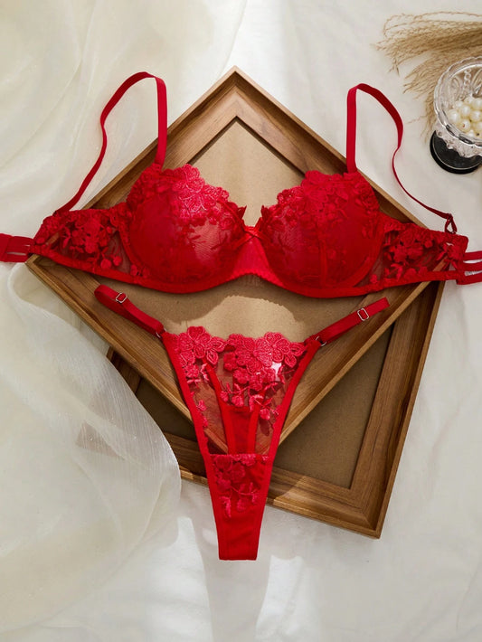 Ensemble 2 ps rouge shein