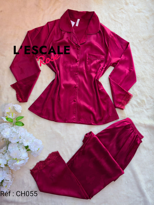 Pyjamas en satin CH055