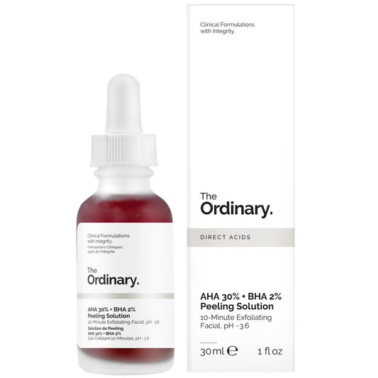 THE ORDINARY Solution de Peeling AHA 30% + BHA 2% Solution de Peeling