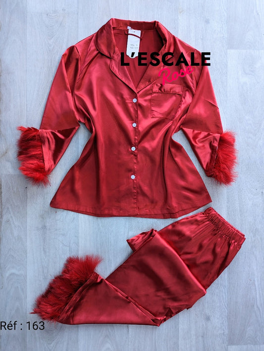 Pyjamas en satin 163